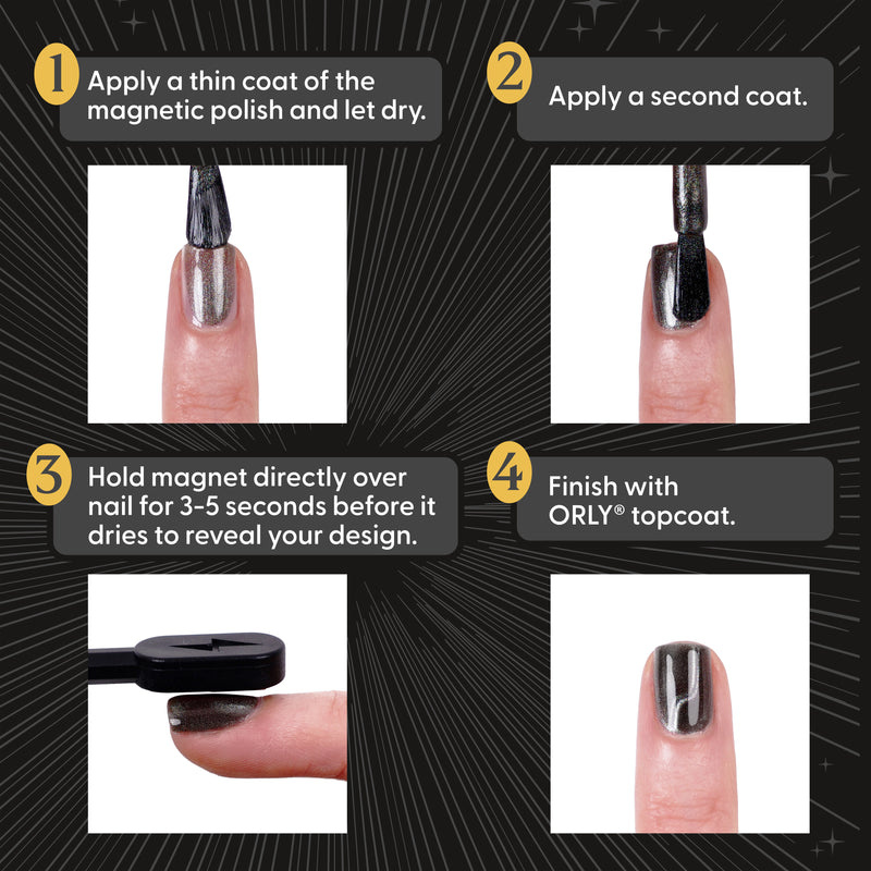 ORLY Harry Potter Cauldron Smoke Nail Polish 18ml & Magnetic Wand