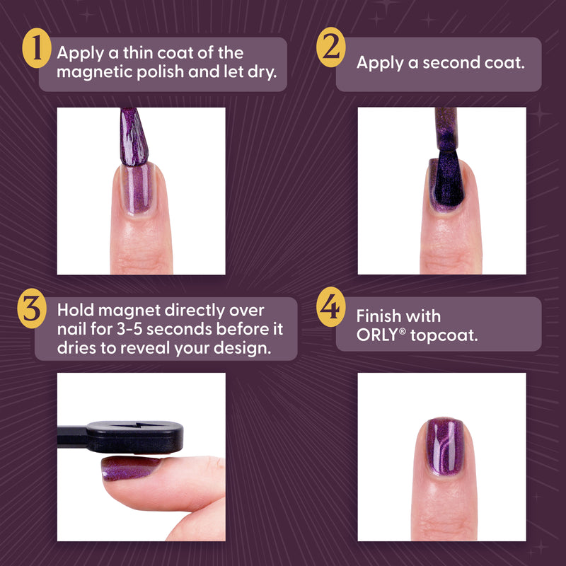 ORLY Harry Potter Love Potion Nail Polish 18ml & Magnetic Wand