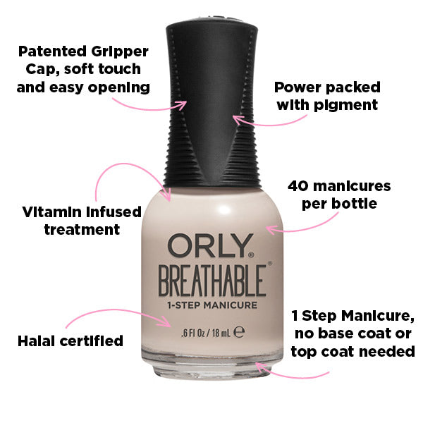 ORLY Almond Milk Breathable Nail Polish