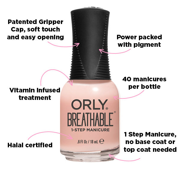 ORLY Kiss Me, I'm Kind Breathable Nail Polish