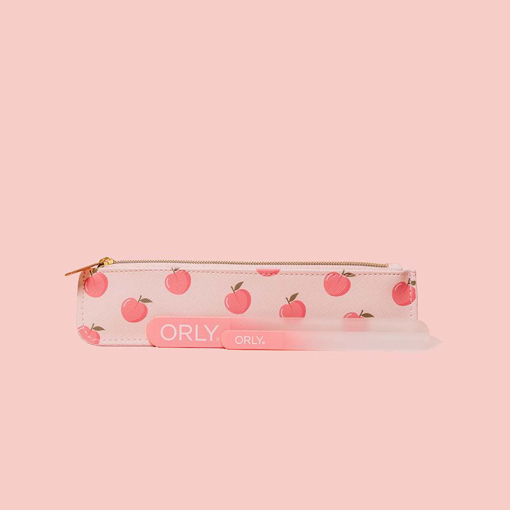 ORLY File Set Duo With Peaches & Cream Case