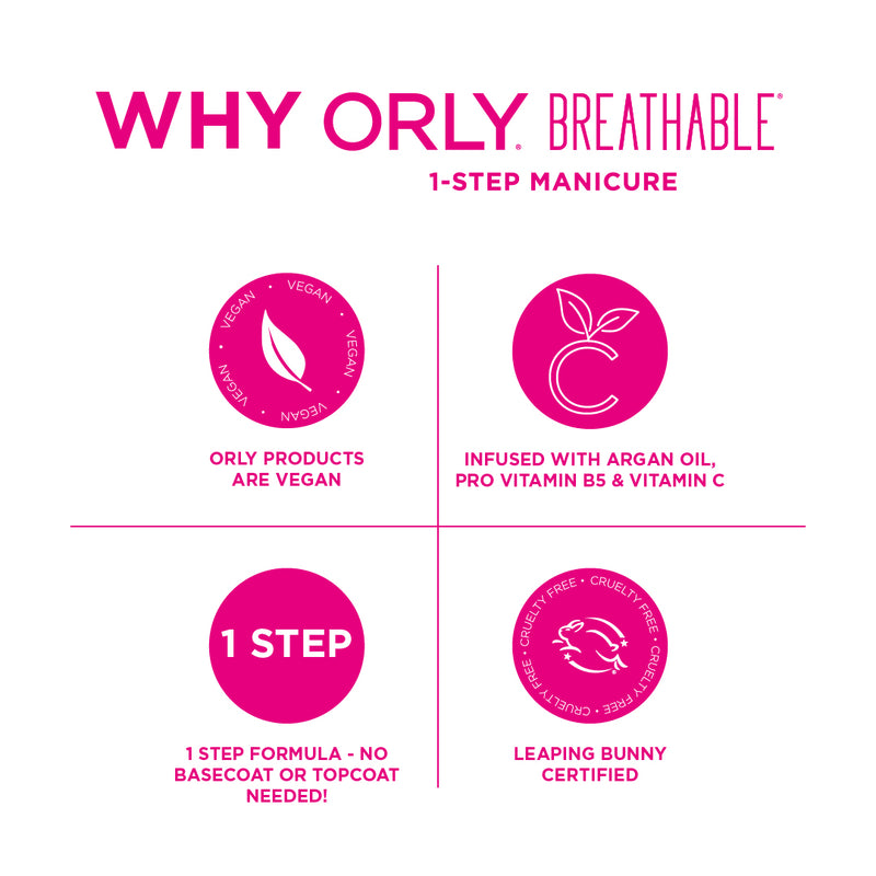 ORLY Treatment + Shine Breathable Polish