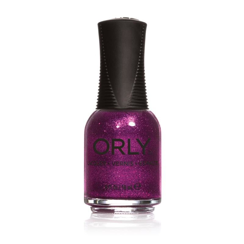 Orly Bubbly Bombshell Nail Polish 18ML Purple Glitter Nail Lacquer
