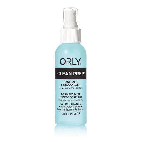 Orly Clean Prep 4Oz Nail Sanitizer and deodorizer Nail Treatment
