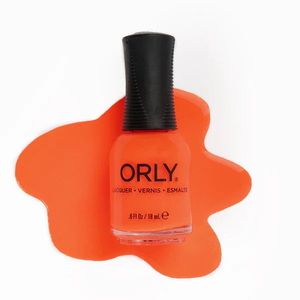 ORLY Melt Your Popsicle vibrant neon orange nail polish